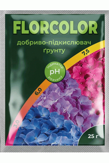 Добриво-підкислювач ґрунту Flocolor, 25 г