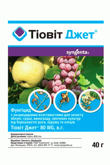 Фунгіцид Тіовіт Джет, 40 г
