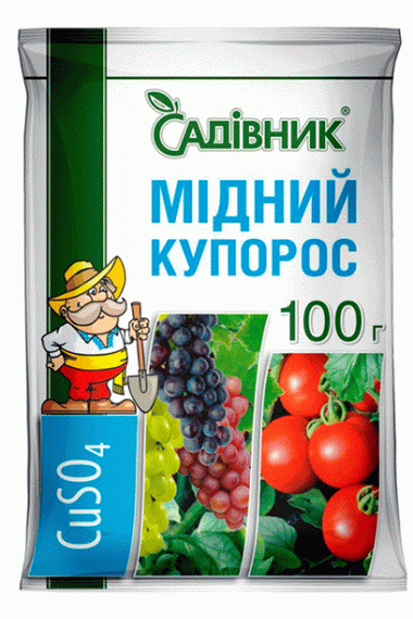 Мідний купорос, 100г, Садівник