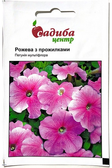 Петунія рожева з прожилками F2