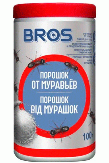 Порошок від мурах Bros, 100г