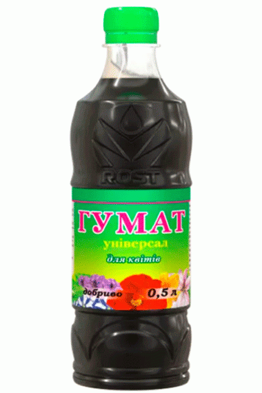 Rost® Гумат універсал для квітів, 0,5 л